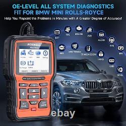 Foxwell NT510 Elite Pour BMW Tous les systèmes ABS SRS DPF TPMS Outil de diagnostic OBD2 Scanner