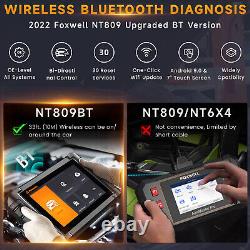 Foxwell NT809BT Outil de diagnostic automatique bidirectionnel de tous les systèmes OBD2 avec filtre à particules diesel (DPF)