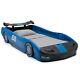 Garçons Filles Race Car Bed Frame Twin Size Toddler Platform Kids Bedroom Furniture