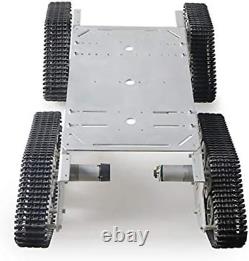 Grand Chargeur Châssis de Voiture Robot à Grande Taille, Plateforme Mobile de Robot, Chat Métallique 4WD