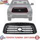 Grille Pour Toyota Tundra Pickup 2007 2008 2009 Insertion Noire Avec Cadre Noir