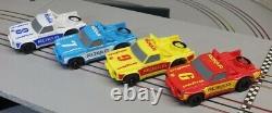 Ho Slot Car Iroc Racing Set Viper Chassis With Life Like Super Truck Bodies