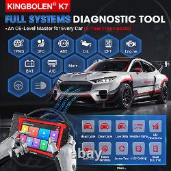 KINGBOLEN K7 Outil de diagnostic de système complet OBD2 Outils de codage ECU Test actif