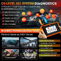 Lancement Elite pour Mercedes-Benz Tous les systèmes ABS DPF TPMS OBD2 Scanner de diagnostic