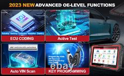 Lancement X431 PRO ELITE V+ PRO 5 Outil de diagnostic OBD2 pour voiture et programmation de clés ECU