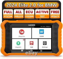 Lancement de l'Elite 2.0 pour BMW Bidirectionnel OBD2 Scanner Diagnostic de Voiture Codage ECU