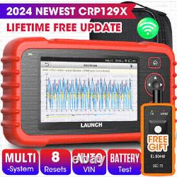 Lancement en 2024 du scanner de voiture CRP129X OBD2 pour moteur ABS SRS SAS TPMS EPB outil de diagnostic