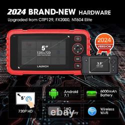 Lancement en 2024 du scanner de voiture CRP129X OBD2 pour moteur ABS SRS SAS TPMS EPB outil de diagnostic