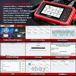 Lancement en 2024 du scanner de voiture CRP129X OBD2 pour moteur ABS SRS SAS TPMS EPB outil de diagnostic