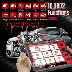 Lanceur de voiture LAUNCH CRP909E Outil de diagnostic complet du système OBD2 Lecteur de codes Scanner