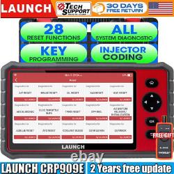 Lanceur de voiture LAUNCH CRP909E Outil de diagnostic complet du système OBD2 Lecteur de codes Scanner