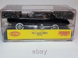 Mev 72 Lincoln Mk IV Black, Ho Slot Car, Ultra G Chassis (nouveau En Box)