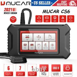 Mucar Cs6 Car Obd2 Scanner Code Reader Outil De Diagnostic Réinitialiser Epb Oil Sas Tpms Us