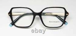 Nouvelle monture de lunettes Tiffany 2222 Full-rim 52-16-145 8001 Noir en plastique de designer.