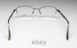 Nouvelle monture de lunettes de vue Vera Wang Luxe Zorya, noire, pour femmes, en métal et plastique, 50-18-135.