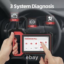 Obd2 Automotive Scanner Car Diagnostic Reset Tool Ecm Abs Srs System Code Reader