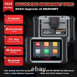 Outil de diagnostic bidirectionnel pour voiture Scanner Autel MaxiCOM MK808BT PRO 2023NOUVEAU