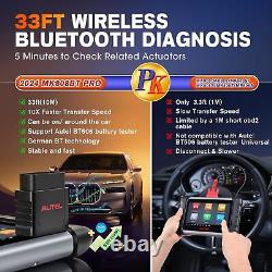 Outil de diagnostic de voiture Autel MaxiCOM MK808BT Pro 2024 Scanner OBD2 de lecteur de code