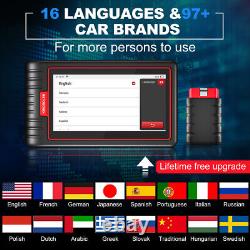 Outil de diagnostic de voiture Bluetooth Pro 2024 NEW S6 MK808BT Full System Scanner