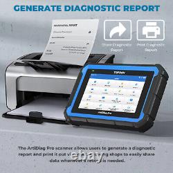 Outil de diagnostic de voiture TOPDON ArtiDiag Pro Scanner de système complet 31+ Services US