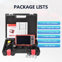 Outil de diagnostic de voiture à système complet LAUNCH X431 CRP909X OBD2 Scanner Scanpad