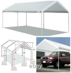 Portable Canopy Garage Tente Carport Car Shelter Cadre En Acier 10' X 20