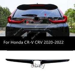 Pour Honda Cr-v Crv 2017-2021-2022 Abs Black Porte Arrière Logo De Voiture