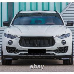 Pour Maserati Levante 2016UP Véritable Cadre de Grille Avant en Carbone Strip Vent Frame