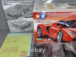 Rare Vintage Tamiya 1/10 R/c Enzo Ferrari Tt-01 Chassis 4wd Racing Car # 58302