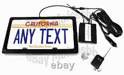 Remote Controlled License Plate Flipper Frame Kit Car Show Decoy Bait Switch
