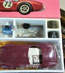 Revell Vintage 1/24 1/25 Nouvelle Ford Cobra Slot Car Chassis Box 1964 + Cox Amt