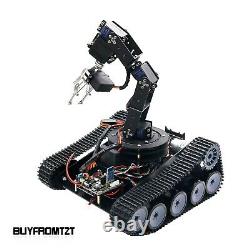 Robot Tank Car 6dof Arm Tracking Gripping 51/arduino/stm32 Open Source Optionnelle