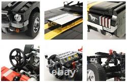 Shelby Ford Mustang Hertz Gt Personnalisé Pour Lego Technic 10265 T Maxx Hpi Noir