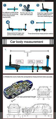 Système de mesure de la carrosserie de voiture, gabarit de châssis de voiture, machine de réparation de carrosserie de voiture