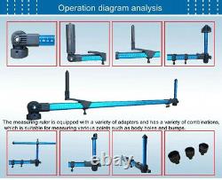 Système de mesure de la carrosserie de voiture, gabarit de châssis de voiture, machine de réparation de carrosserie de voiture