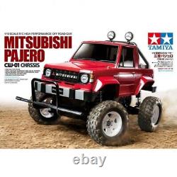 TAMIYA 58727 1/10 Série de voiture électrique R/C No. 727 Mitsubishi Pajero Châssis CW-01