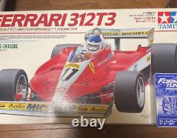 Tamiya 1/10 #49191 Ferrari 312t3 F103rs Châssis Kit Rc Formula Racing Car Nouveau