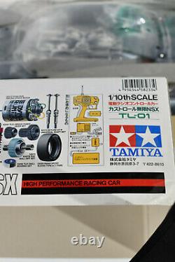 Tamiya 1/10 Rc Castrol Mugen Nsx Tl-01 Chassis 4wd Radio Control Car, Plus Plus