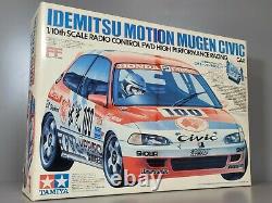 Tamiya 1/10 Rc Idemitsu Motion Mugen Honda CIVIC Ff Fwd Châssis Racing Car 58121