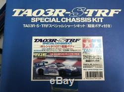 Tamiya 1/10 Rc-s Ta03r Trf Kit Châssis Spécial Withlightweight Body 4 Roues Motrices Voiture De Course