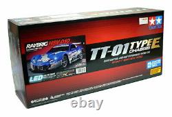 Tamiya Ep Rc Voiture 1/10 Raybrig Hsv-010 Tt01 Type Châssis 4wd Avec Esc 58479