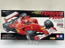 Tamiya Ferrari F2001 Vintage 1/10 Rc Racing Car F1 4wd F201 Chassis 58288 Nib