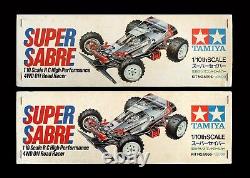 Tamiya Vintage 1/10 Rc Super Sabre #58066 Boomerang Châssis 4wd Racer Rare R/c