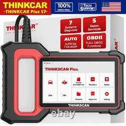 ThinkScan Plus S7 Outil de diagnostic de voiture OBD2 Scanner Lecteur de code ABS SRS Moteur