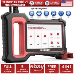 Thinkscan Plus S7 Outil de diagnostic auto OBD2 pour voiture Scanner ABS SRS BCM TPMS AC IC