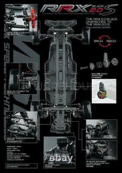Us New Mst 532163 Rrx 2.0 S Black Rwd 1/10 Rc Drift Car Kit 257mm #532163