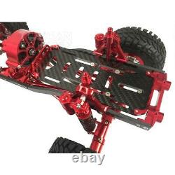 Us Stock 1/10 Red Axial Scx10 D90 Aluminium Aluminium Cadre Rc Rock Crawler Car