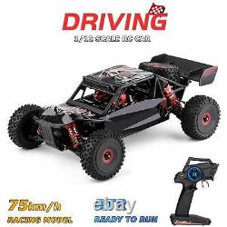 Wltoys 124016 Voiture 1/12 2.4gh Racing 75km/h High Speed 4wd Rtr Metal Chassis S3s8