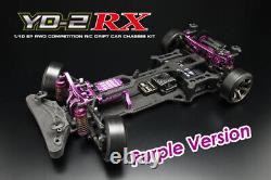 Yokomo 1/10 Rc Rwd Drift Chassis Yd-2rx Edition Limitée -kit- Purple